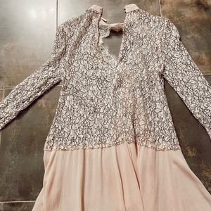 Free People Lace Mini Dress